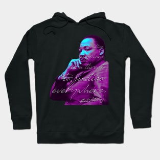 MLK Portrait Quote Hoodie